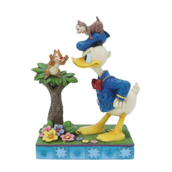 A Mischievous Pair (Donald Duck with Chip & Dale) - Disney Traditions from thetraditionalgiftshop.com