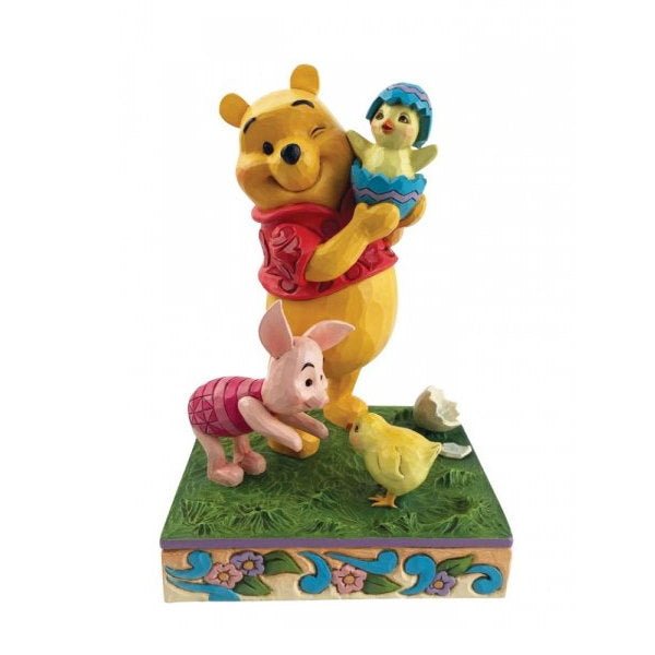 A Spring Surprise (Winnie the Pooh & Piglet with Easter Chicks) - Disney Traditions from thetraditionalgiftshop.com