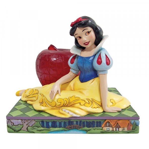 A Tempting Offer (Snow White with Apple) - Disney Traditions from thetraditionalgiftshop.com