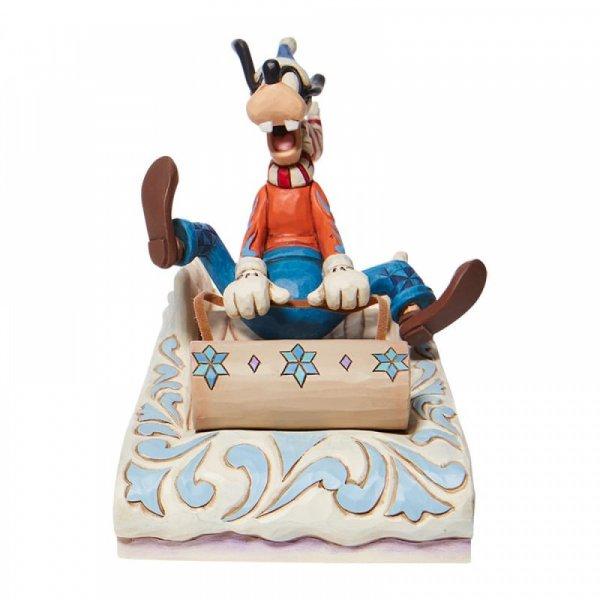 A Wild Ride (Goofy Sledding) - Disney Traditions from thetraditionalgiftshop.com