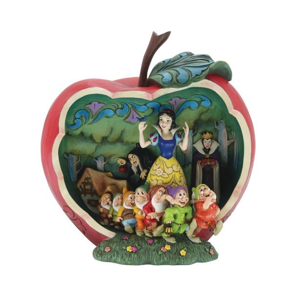 A Wishing Apple (Snow White Apple Diorama) - Disney Traditions from thetraditionalgiftshop.com