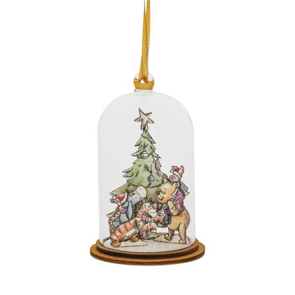 Althogther at Christmas (Winnie the Pooh) Hanging Kloche - Kloche from thetraditionalgiftshop.com