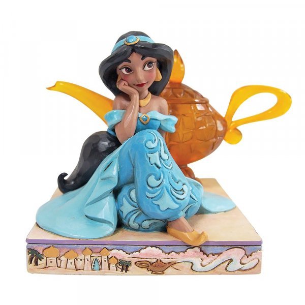 Arabian Wishes (Jasmine with Genie's Lamp) - Disney Traditions from thetraditionalgiftshop.com