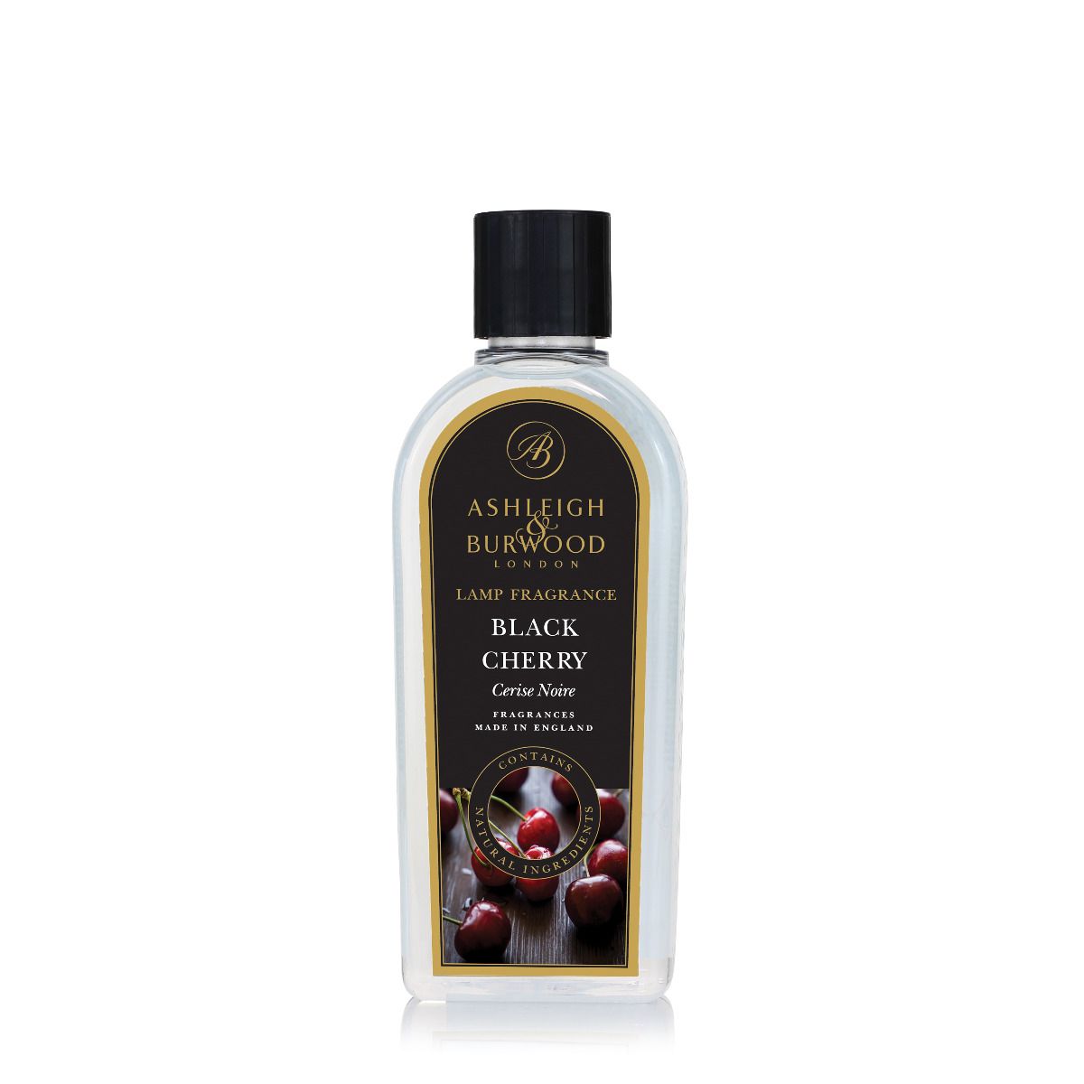 Ashleigh & Burwood Black Cherry Fragrance Lamp Oil (500ml) - Ashleigh & Burwood Fragrance Lamps from thetraditionalgiftshop.com