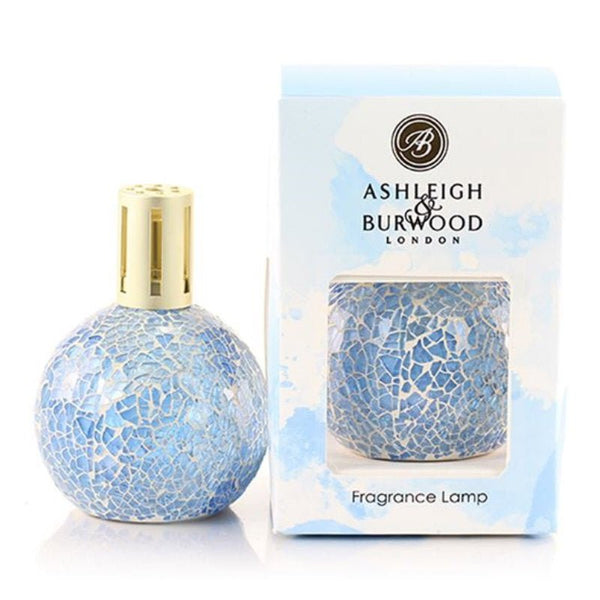 Ashleigh & Burwood Blue Life in Bloom Small Fragrance Lamp - Ashleigh & Burwood Fragrance Lamps from thetraditionalgiftshop.com