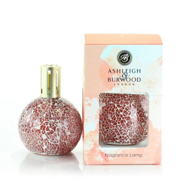 Ashleigh & Burwood Coral Life in Bloom Small Fragrance Lamp - Ashleigh & Burwood Fragrance Lamps from thetraditionalgiftshop.com