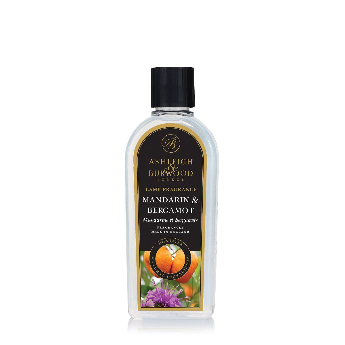 Ashleigh & Burwood Mandarin & Bergamot Fragrance Lamp Oil (500ml) - Ashleigh & Burwood Fragrance Lamps from thetraditionalgiftshop.com
