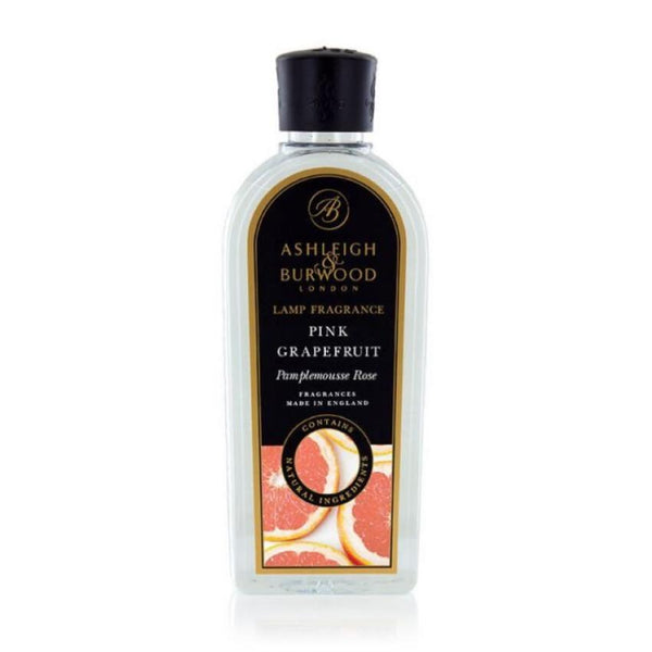 Ashleigh & Burwood Pink Grapefruit Fragrance Lamp Oil (500ml) - Ashleigh & Burwood Fragrance Lamps from thetraditionalgiftshop.com