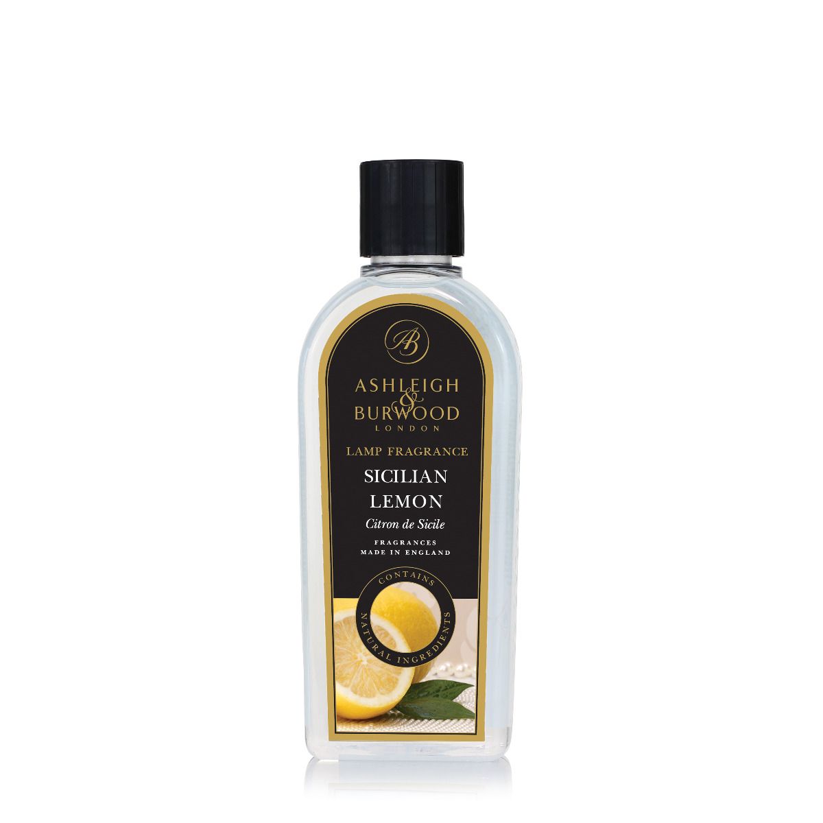 Ashleigh & Burwood Sicilian Lemon Fragrance Lamp Oil (500ml) - Ashleigh & Burwood Fragrance Lamps from thetraditionalgiftshop.com