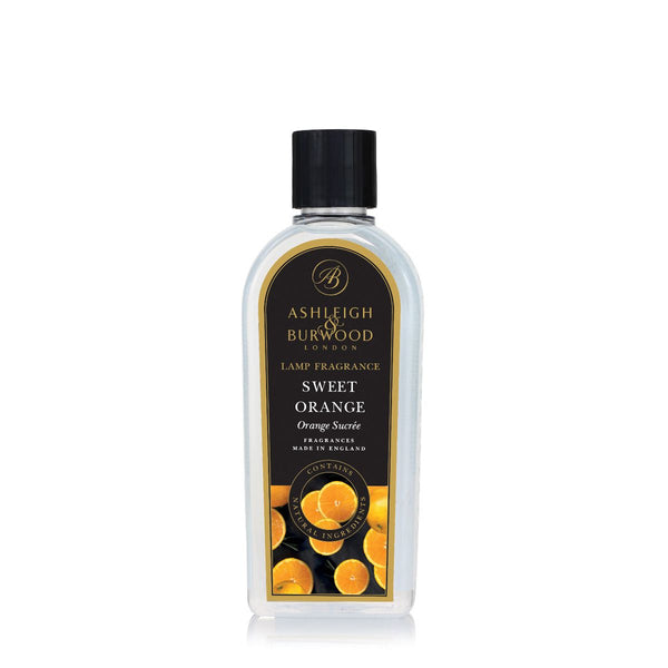 Ashleigh & Burwood Sweet Orange Fragrance Lamp Oil (500ml) - Ashleigh & Burwood Fragrance Lamps from thetraditionalgiftshop.com