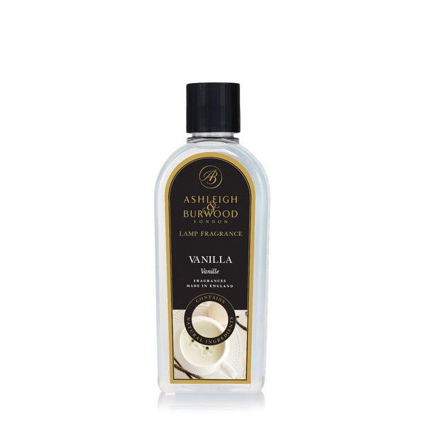 Ashleigh & Burwood Vanilla Fragrance Lamp Oil (500ml) - Ashleigh & Burwood Fragrance Lamps from thetraditionalgiftshop.com