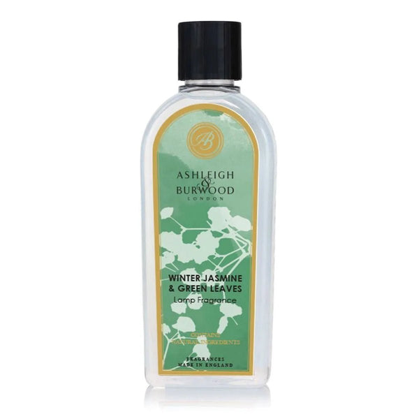 Ashleigh & Burwood Winter Jasmine & Green Leaves Fragrance Lamp Oil (500ml) - Ashleigh & Burwood Fragrance Lamps from thetraditionalgiftshop.com