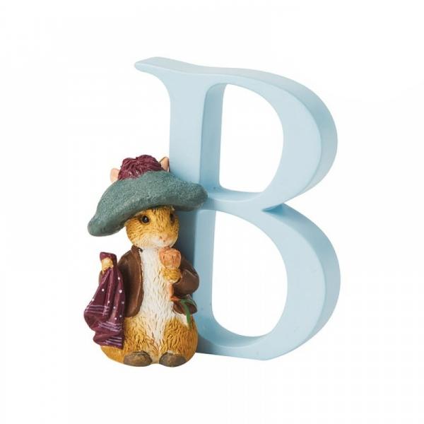 "B" Benjamin Bunny Alphabet Letter - Beatrix Potter from thetraditionalgiftshop.com
