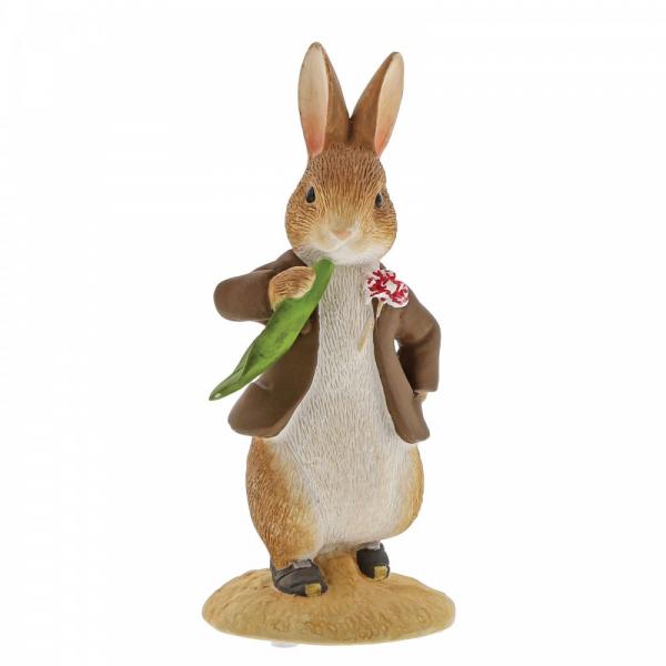 Benjamin Ate a Lettuce Leaf Mini Figure - Beatrix Potter from thetraditionalgiftshop.com