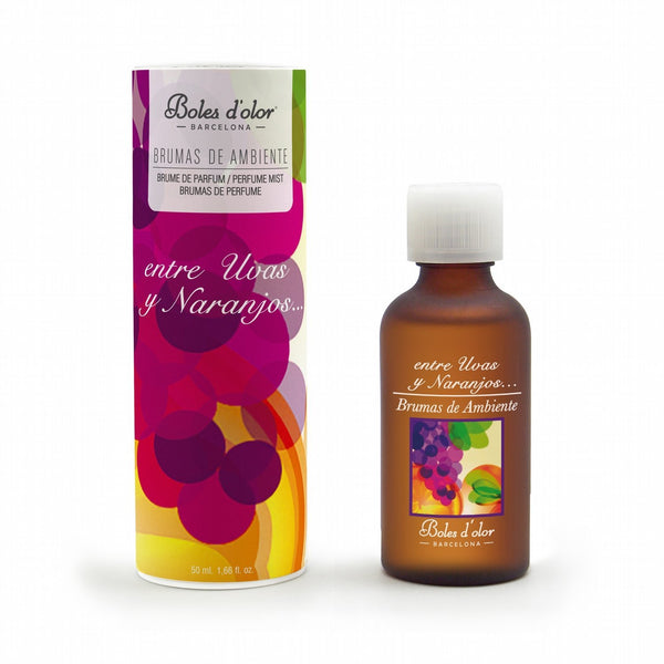 Boles d'olor Grapes & Oranges (entre Uvas y Naranjos) Brumas de Ambiente Essence (50ml) - Boles d'olor Fragrance Mist Oils & Mist Diffusers from thetraditionalgiftshop.com