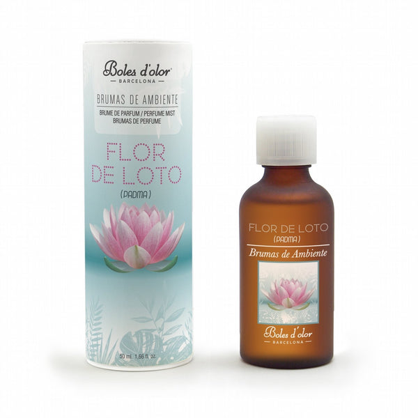 Boles d'olor Lotus Flower (Flor de Loto) Brumas de Ambiente Essence (50ml) - Boles d'olor Fragrance Mist Oils & Mist Diffusers from thetraditionalgiftshop.com