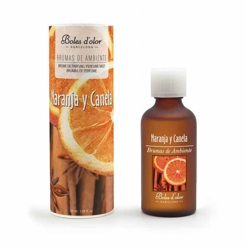 Boles d'olor Orange & Cinnamon (Naranja y Canela) Brumas de Ambiente Essence (50ml) - Boles d'olor Fragrance Mist Oils & Mist Diffusers from thetraditionalgiftshop.com