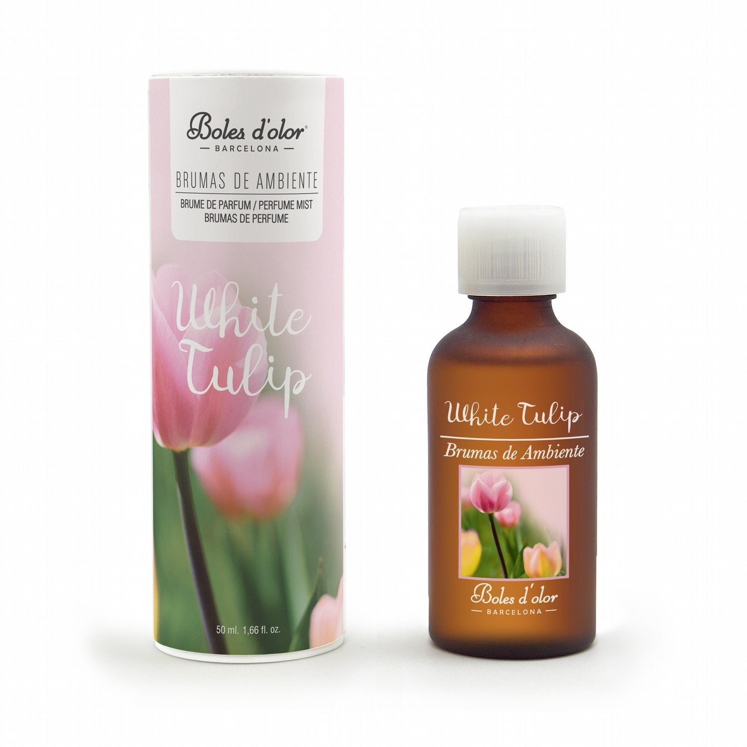 Boles d'olor White Tulip Brumas de Ambiente Essence (50ml) - Boles d'olor Fragrance Mist Oils & Mist Diffusers from thetraditionalgiftshop.com