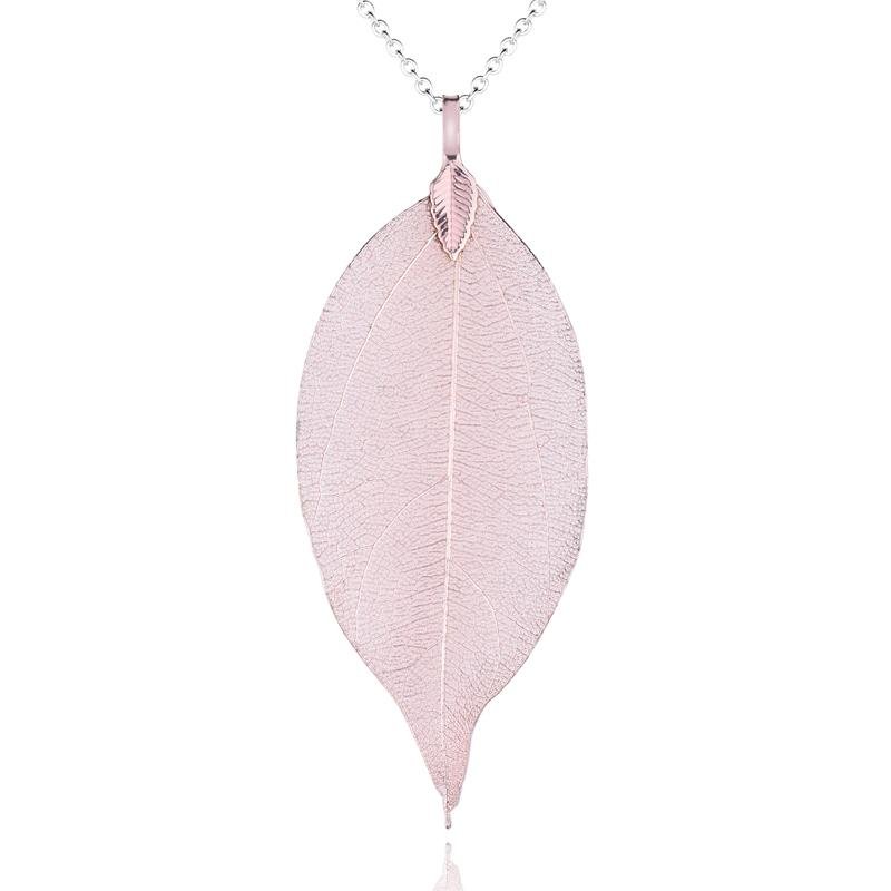 Champagne Leaf Necklace