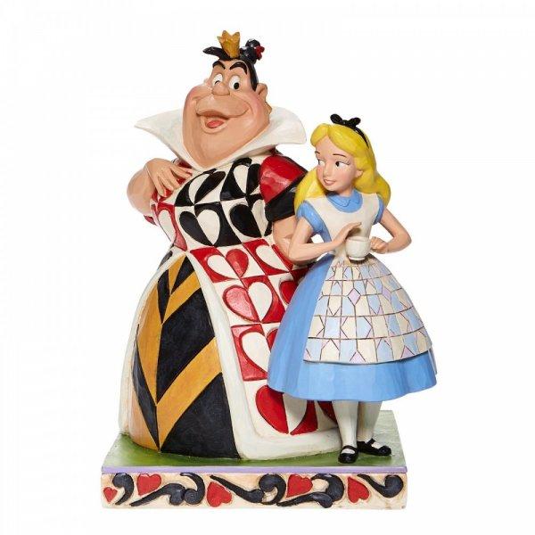 Chaos and Curiosity (Alice and the Queen of Hearts) - Disney Traditions from thetraditionalgiftshop.com