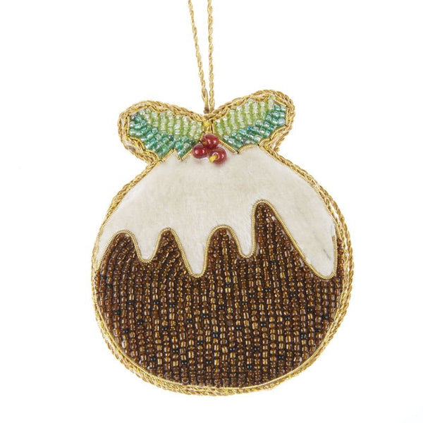 Christmas Pudding Zari Decoration - Zari Decorations from thetraditionalgiftshop.com