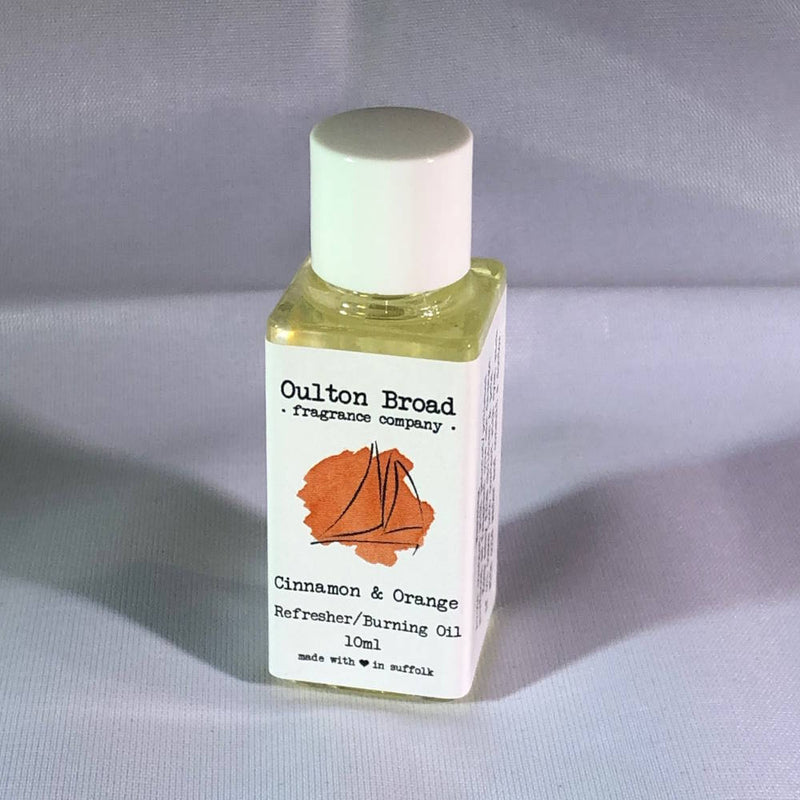 Cinnamon & Orange Fragrance Oil (10ml) - Oulton Broad Fragrance Company from thetraditionalgiftshop.com