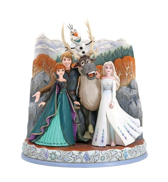 Connected Through Love (Frozen 2 Carved by Heart) - Disney Traditions from thetraditionalgiftshop.com