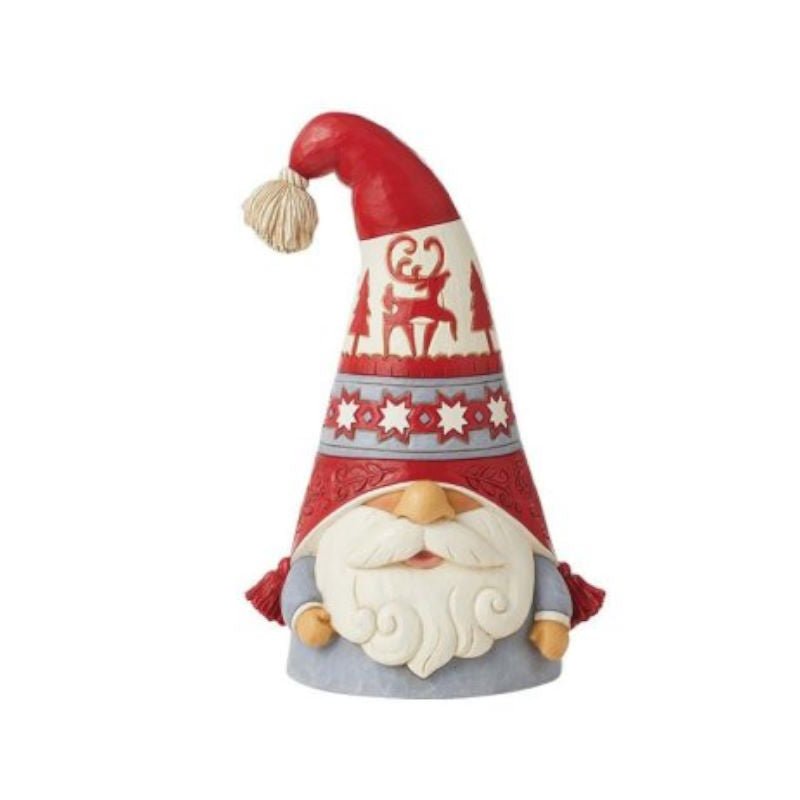 Cozy Winter (Nordic Noel Gnome with Flaps Hat) - Heartwood Creek by Jim Shore from thetraditionalgiftshop.com