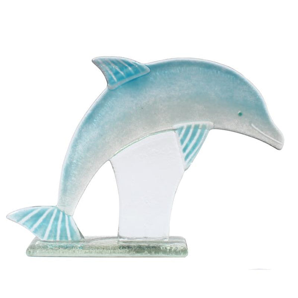 Dolphin Fused Glass Ornament