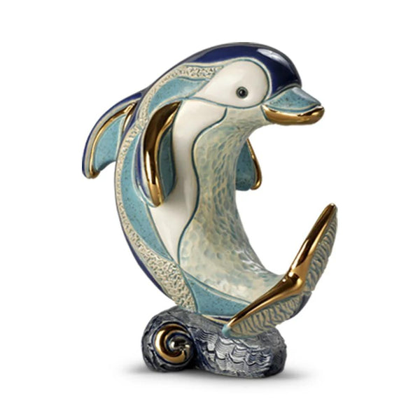 Dolphin on Wave - De Rosa from thetraditionalgiftshop.com