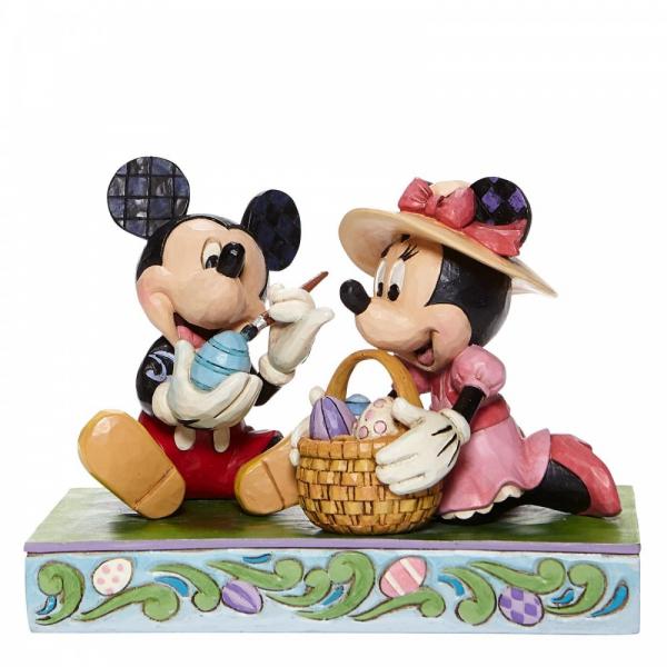 Easter Artistry (Mickey & Minnie Mouse Painting Easter Eggs) - Disney Traditions from thetraditionalgiftshop.com