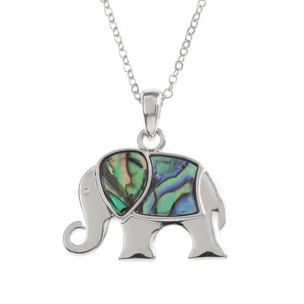 Elephant Paua Shell Necklace