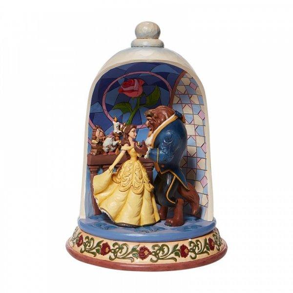 Enchanted Love (Beauty and the Beast Rose Dome Diorama) - Disney Traditions from thetraditionalgiftshop.com