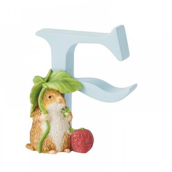 "F" Timmy Willie Alphabet Letter - Beatrix Potter from thetraditionalgiftshop.com