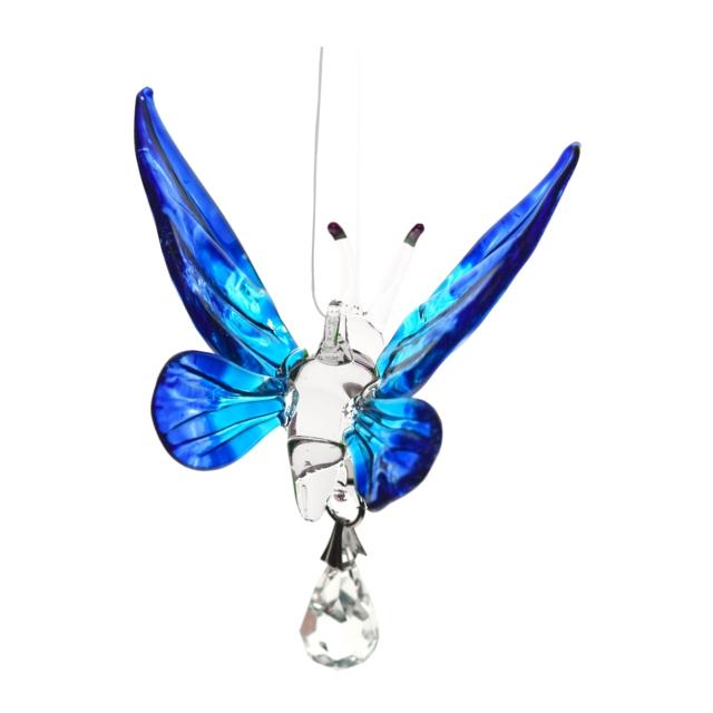 Fantasy Glass Butterfly - Sapphire
