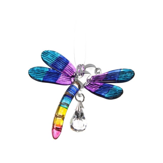 Fantasy Glass Dragonfly - Tropical