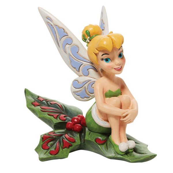 Happy Holly-Days (Tinker Bell on Holly) - Disney Traditions from thetraditionalgiftshop.com