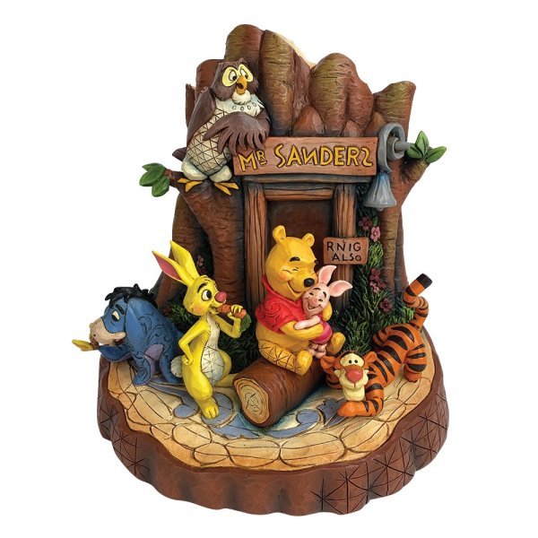 Hundred Acre Pals (Winnie the Pooh Carved By Heart) - Disney Traditions from thetraditionalgiftshop.com