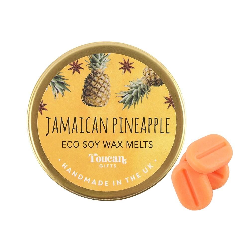 Jamaican Pineapple Eco Soy Wax Melts - Toucan Gifts Wax Melts from thetraditionalgiftshop.com