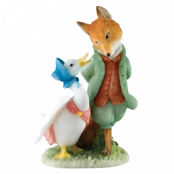 Jemima & The Foxy-Whiskered Gentleman Mini Figure - Beatrix Potter from thetraditionalgiftshop.com