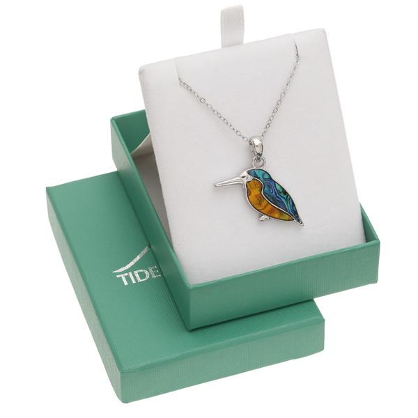 Kingfisher Paua Shell Necklace