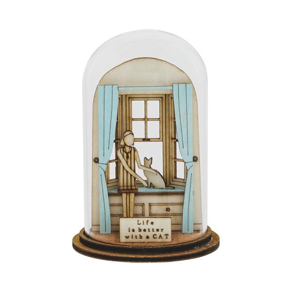 Life is Better With a Cat Kloche - Kloche from thetraditionalgiftshop.com