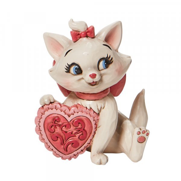 Marie Holding Heart Mini Figure - Disney Traditions from thetraditionalgiftshop.com