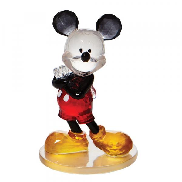 Mickey Mouse Facet Figurine - Disney Showcase from thetraditionalgiftshop.com