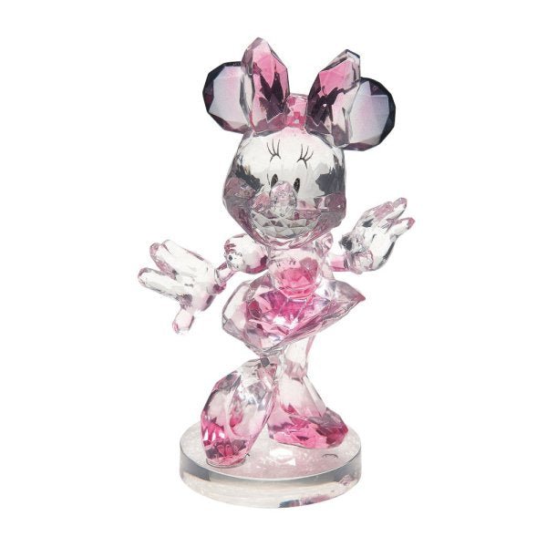 Minnie Mouse Facet Figurine - Disney Showcase from thetraditionalgiftshop.com