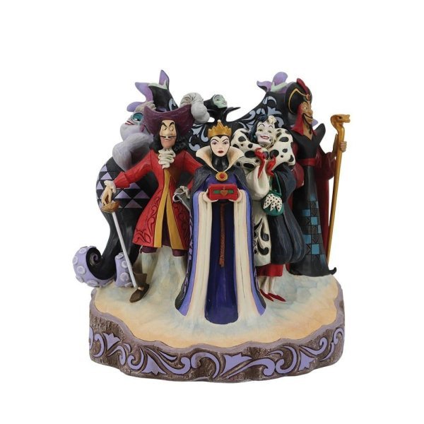 Mischief, Malice & Mayhem (Villains Carved by Heart) - Disney Traditions from thetraditionalgiftshop.com