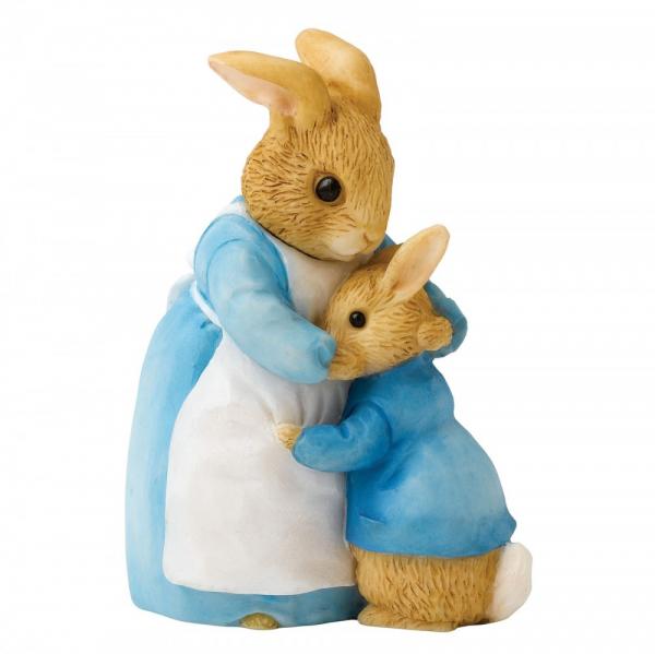 Mrs Rabbit & Peter Mini Figure - Beatrix Potter from thetraditionalgiftshop.com