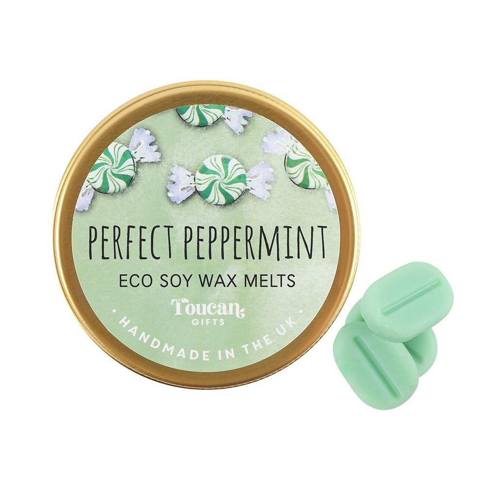 Perfect Peppermint Eco Soy Wax Melts - Toucan Gifts Wax Melts from thetraditionalgiftshop.com