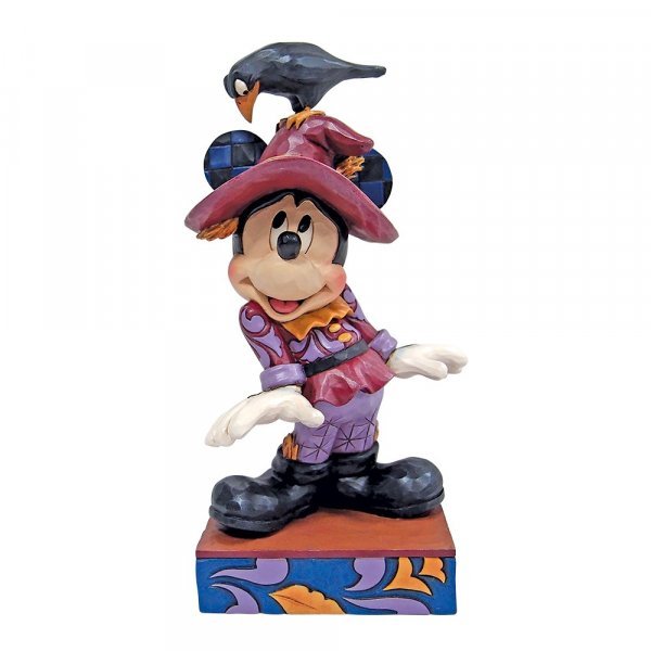 Scaredy-crow (Halloween Scarecrow Mickey Mouse) - Disney Traditions from thetraditionalgiftshop.com