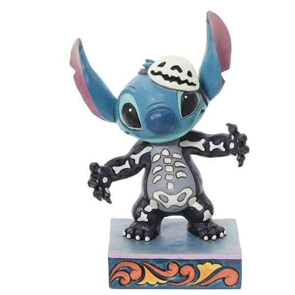 Spooky Experiment (Stitch in Skeleton Costume - Glow in the Dark) - Disney Traditions from thetraditionalgiftshop.com